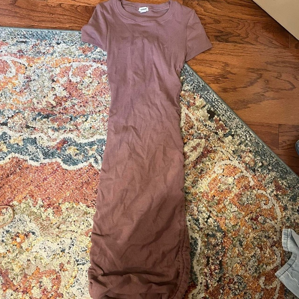 Garage Brown Mini Dress